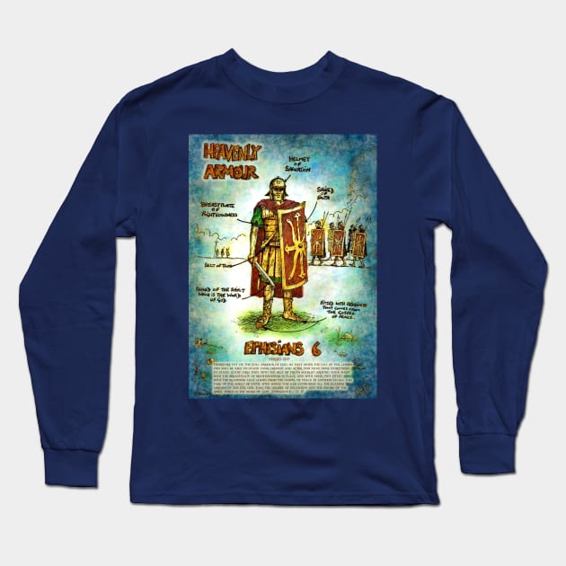 Heavenly Armour Long Sleeve T-Shirt by Peter Millward